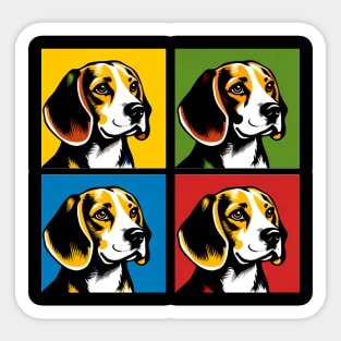 Beagle Pop Art - Dog Lover Gifts Sticker